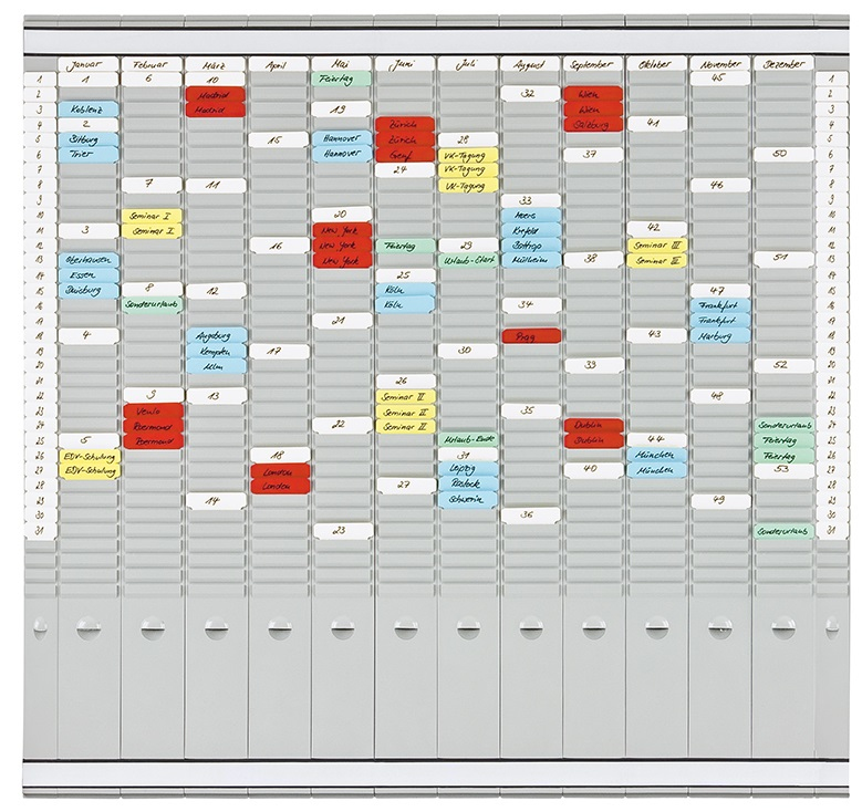 Franken PV-SET4 Planungstafel 81,9 cm x 78 cm Grau