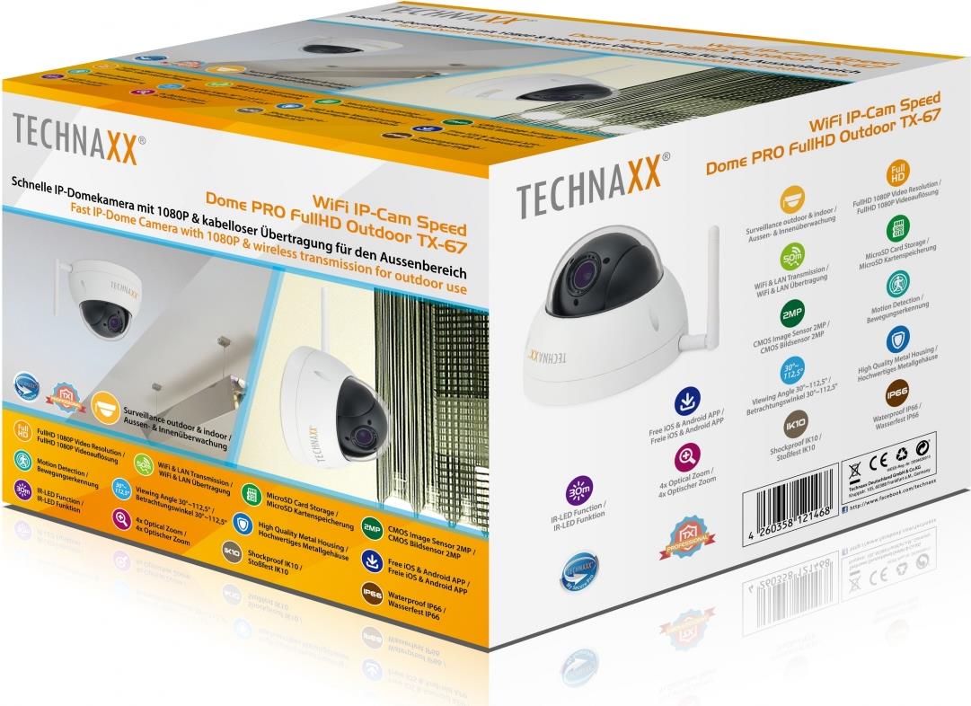 Technaxx TX-67 Speed Dome PRO (4610)