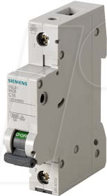 Siemens Leitungsschutzschalter 1polig, B 16 A (5SL6116-6)