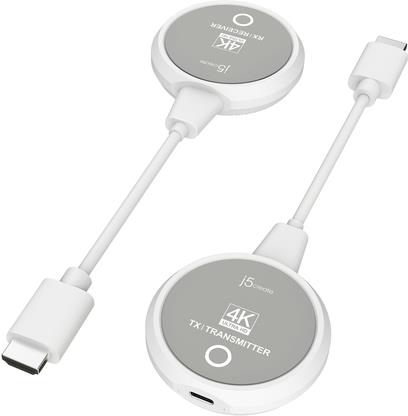 J5 Create j5create JVAW75-N Audio-/Video-Leistungsverstärker AV-Sender & -Empfänger Grau, Weiß