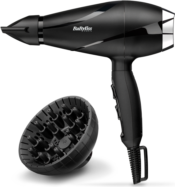 BaByliss 6713DE Haartrockner 2200 W Schwarz (6713DE)