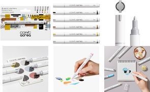 COPIC acrea Essentials Layoutmarker-Set farbsortiert 0,8 mm, 6 St. (20077600)