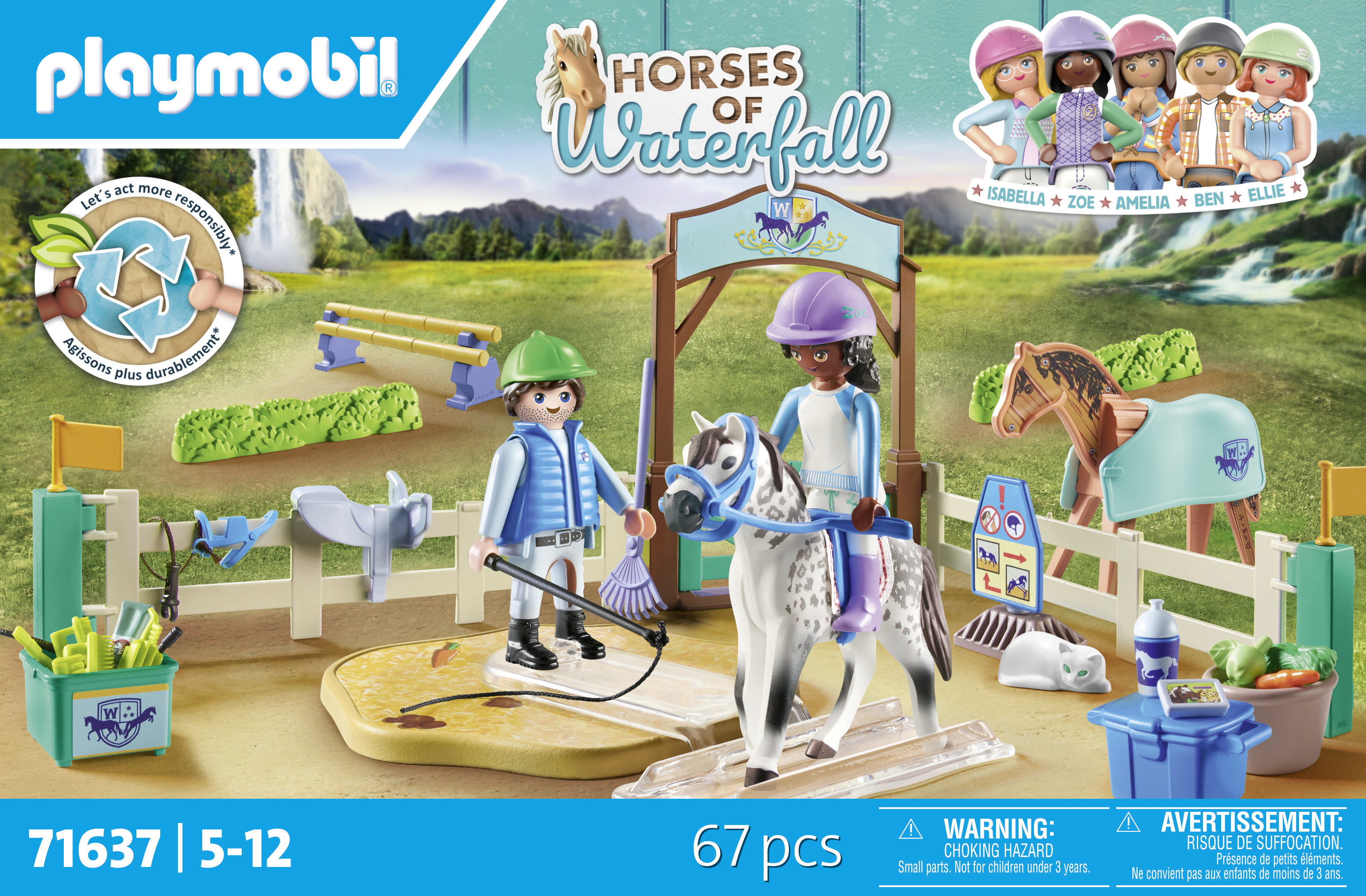 Playmobil Horses of Waterfall Moderne Reitschule Mehrfarbig
