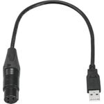 Eurolite 51860118 Audio-Kabel 0,4 m XLR USB Schwarz (51860118)