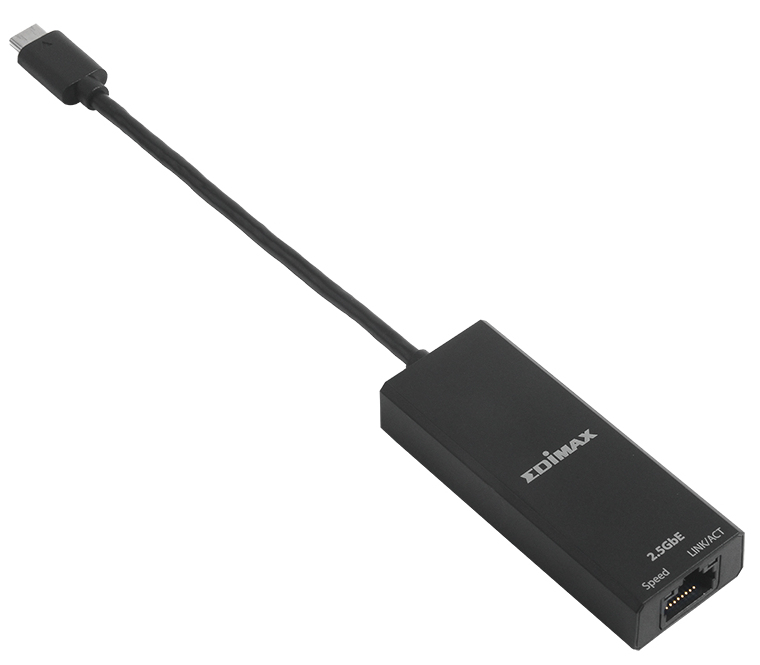 Edimax EU-4307 V2 USB-C 3.1 Netzwerkadapter 2.5 Gbit/s Schwarz