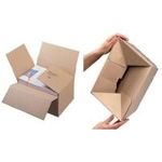 ColomPac Blitzbodenkarton, für DIN A4 Formate, Farbe: braun Innenmaße: (B)305 x (T)215 x (H)110 (CP 131.201)