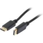Kabel VideoÂ DisplayPort 1.2, ST/ST,Â  2m, Ultra HD 4k*2k 3840*2160@60hz 4:4:4, 8 Bit, CCS, Synergy 21 (S215440V2)