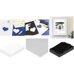 kangaro Foam Board, DIN A4, Stärke: 5 mm, schwarz Schaumstoffplatte, matte Papierbeschichtung auf beiden - 1 Stück (K-0075-104)