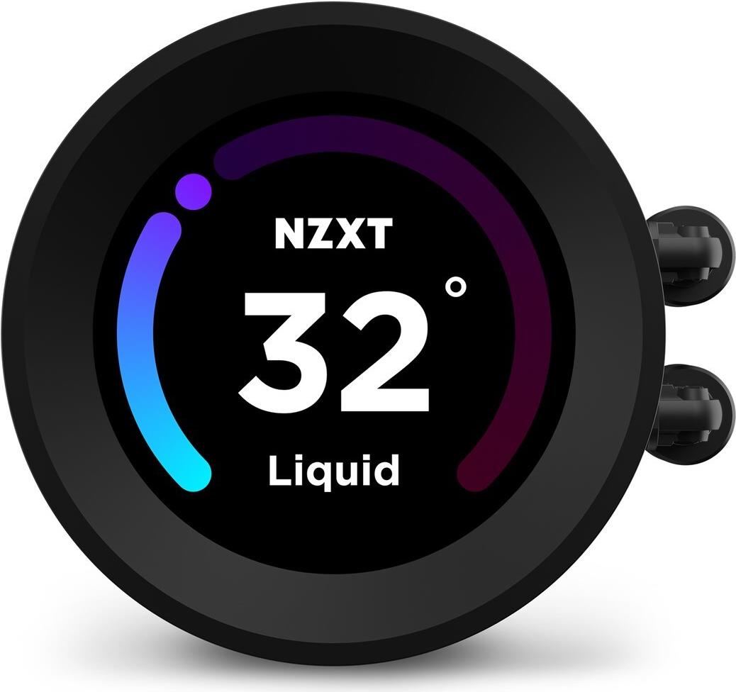 NZXT Kraken Elite 360 All-in-One-Flüssigkeitskühler mit LCD-Display 3x 120 mm Mattschwarz