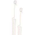 shiverpeaks BASIC-S Hörerkabel RJ10 Stecker - RJ10 Stecker gewendelt, 4,0 m im ausgezogenen Zustand, zur Verbindung (BS70135)