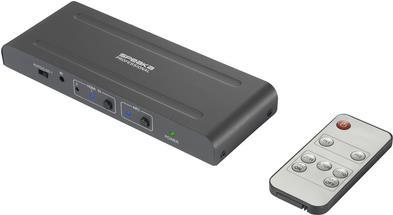 SpeaKa Professional SP-HDA-300 2+1 Port HDMI-Switch ARC (Audio Return Channel) 3480 x 2160 Pixel (SP-10461508)