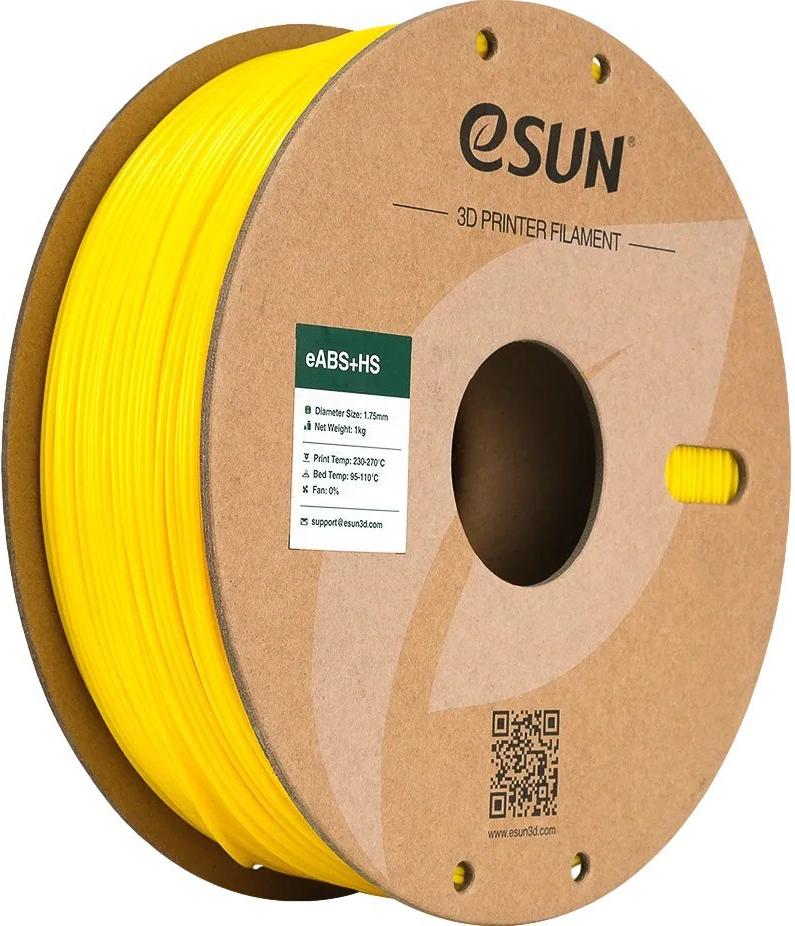 EABS 1,75mm YELLOW 1kg ESUN 3D FILAMENT (eABSP175Y1)