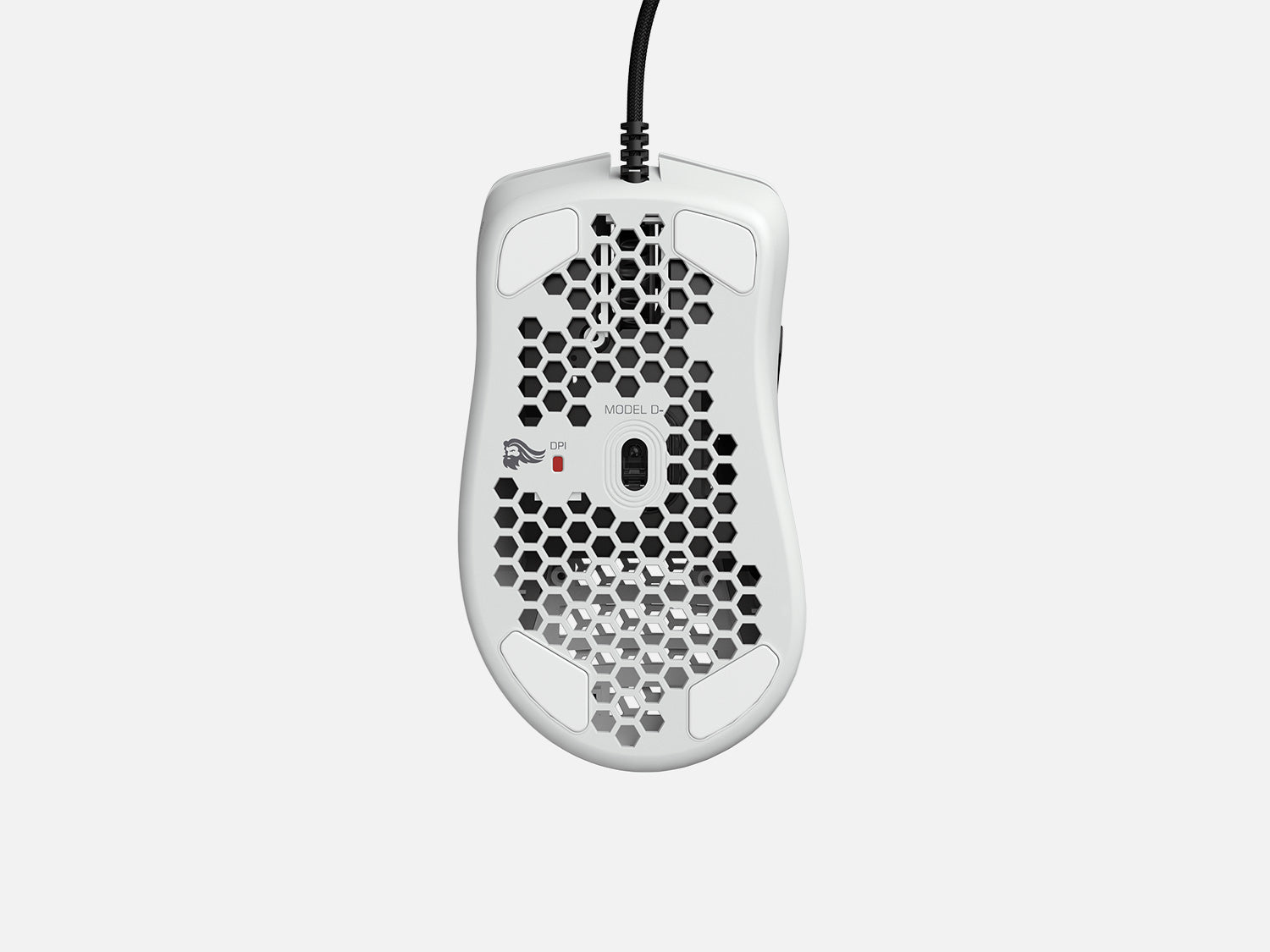 Glorious Model D- Maus 12000 DPI USB Typ-A Weiß