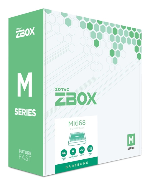 ZOTAC ZBOX M Series edge MI668 Barebone Intel Core i7-1360P Schwarz