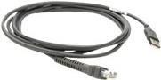 MOTOROLA PSION Cable-USB:Univ Style3, Series A Connector,7ft.(2m) Straight, Dura Dry (CBA-U01-S07ZAR)