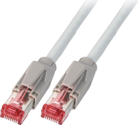 EFB-Elektronik RJ45 Patchkabel Cat.6A S/FTP LSZH Dätwyler 7702 TM21 grau 3m Hersteller: EFB Elektronik (K8708GR.3)