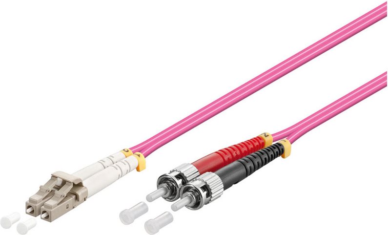 Patchkabel LWL Duplex OM4 (Multimode, 50/125) LC/ST, 20m, Good Connections® (LW-820LT4)