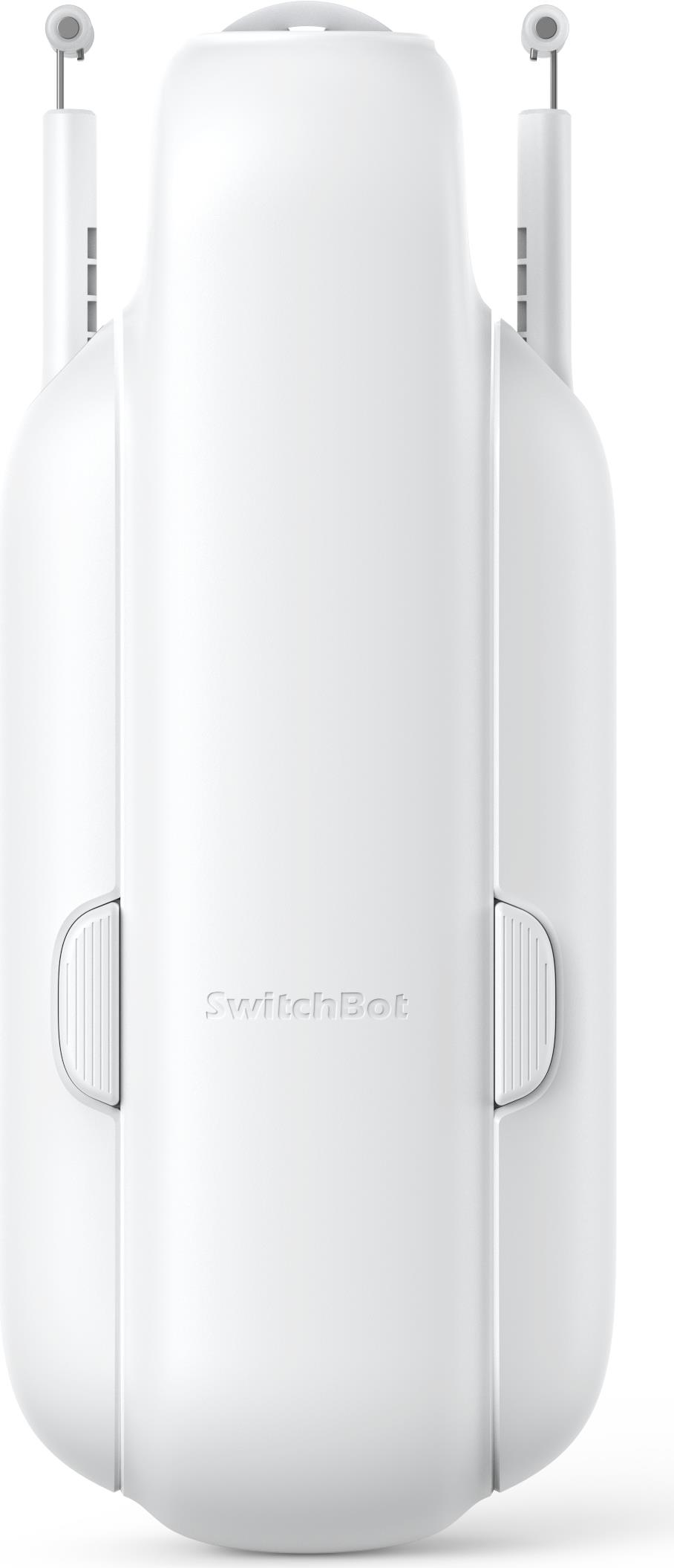 SwitchBot Curtain 3. Vorhang-Typ: U Rail (EU&UK), Maximales Schiebegewicht: 15 kg, Produktfarbe: Weiß. Energiequelle: Akku, Aufladequelle: USB, Akku-/Batterietyp: Eingebaut. Breite: 42 mm, Tiefe: 51 mm, Höhe: 173 mm (W2400000 -UW - DACH)