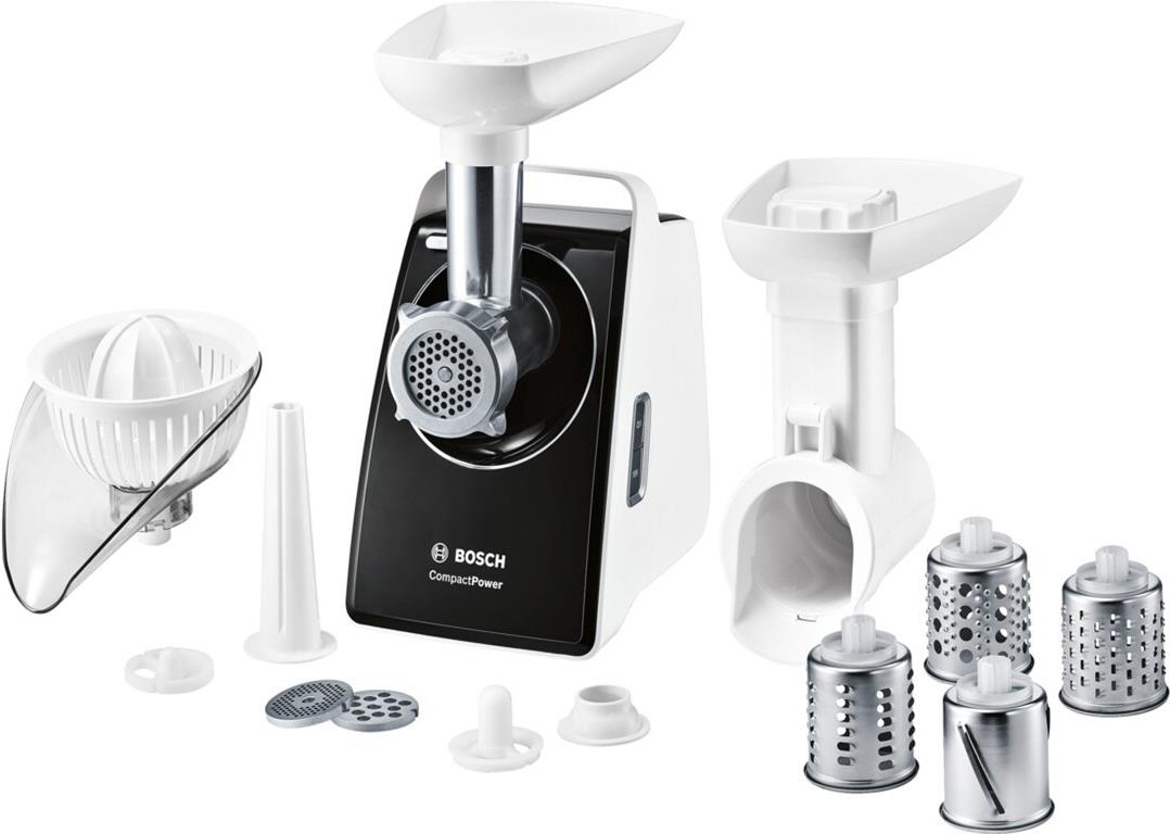 Image of Bosch MFW3850B Fleischwolf 500 W Schwarz - Weiß (MFW3850B)