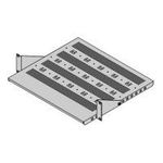 19"-Geräteträger, Stellfläche 430 x 300mm, RAL7021 (26.10.3006)