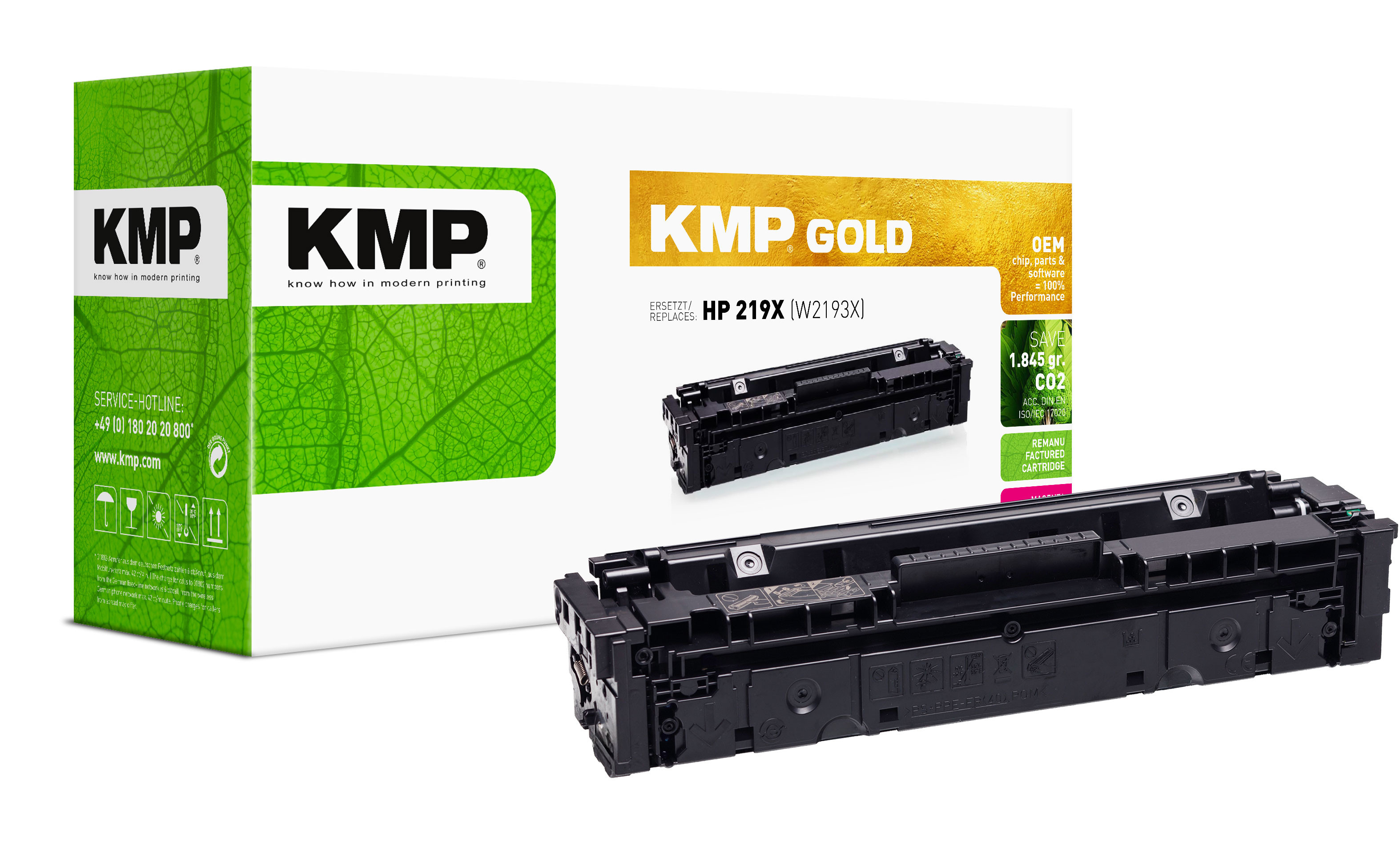 KMP GOLD 2571,6506 Tonerkartusche Magenta