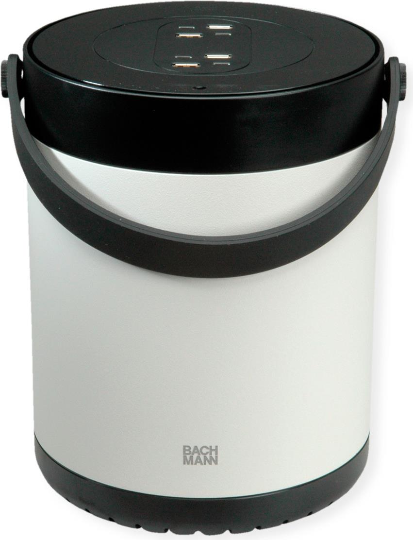 BACHMANN MOV:E POWER UNIT 4x Charger USB-A/C, 220W, schwarz / weiß (BM0011023)