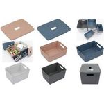 kangaro Aufbewahrungsbox, PP, 28 Liter, grau modernes Design, mit Griffmulden, - 1 Stück (K-670141)