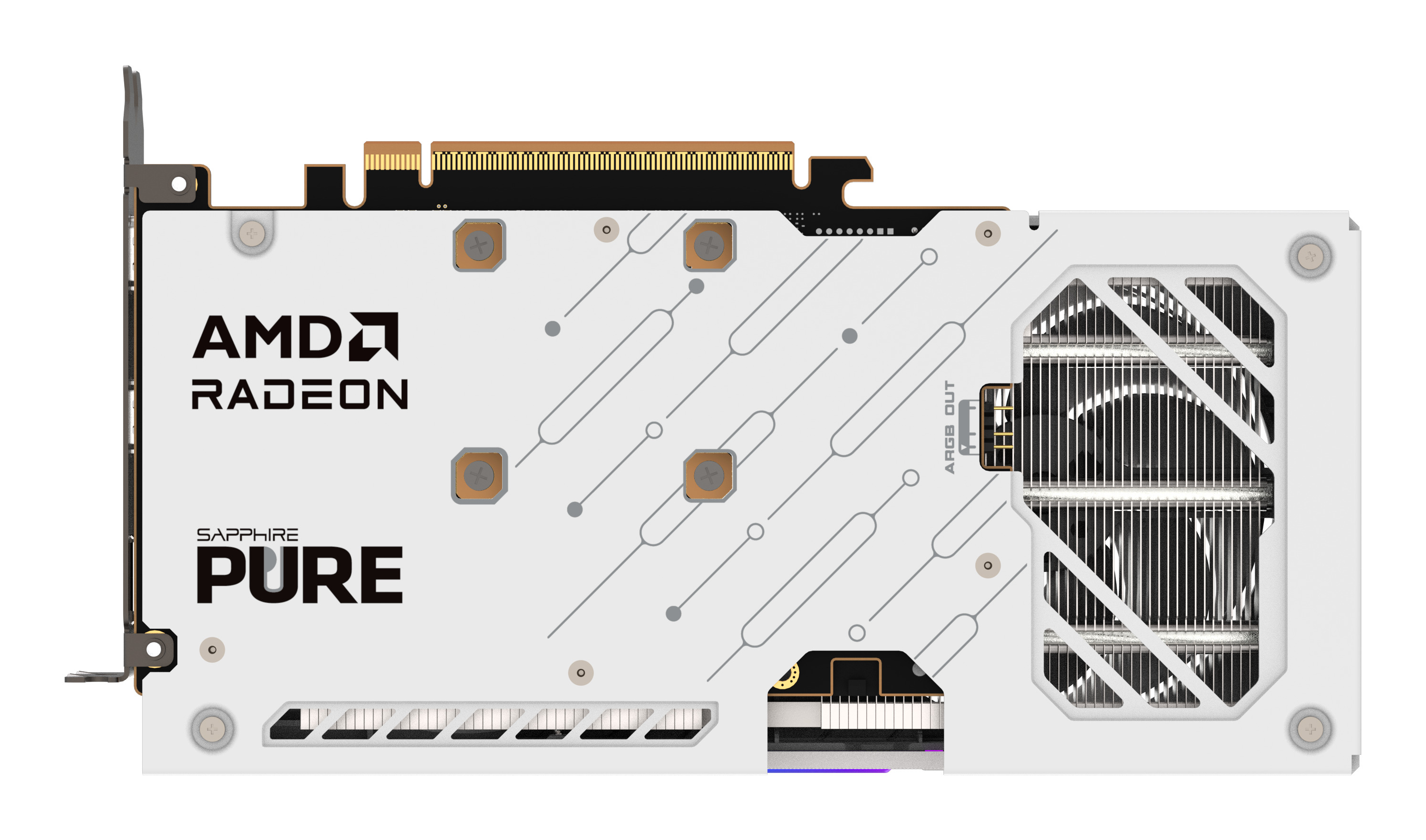 Sapphire RADEON 11350-02-20G Radeon RX 9060 XT 16 GB GDDR6 Weiß