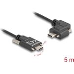Delock USB 2.0 Kabel Type-C Steck. mit Schrauben zu (80959)