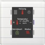 MDT BE-GT2TW.02 Glastaster II Smart mit Farbdisplay und Temperatursensor Weiß (BE-GT2TW.02)