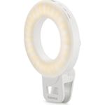 Hama LED-Ringleuchte ToGo, Clip-On-Ringlicht für Handy, aufladbar, 3 Modi (00004674)