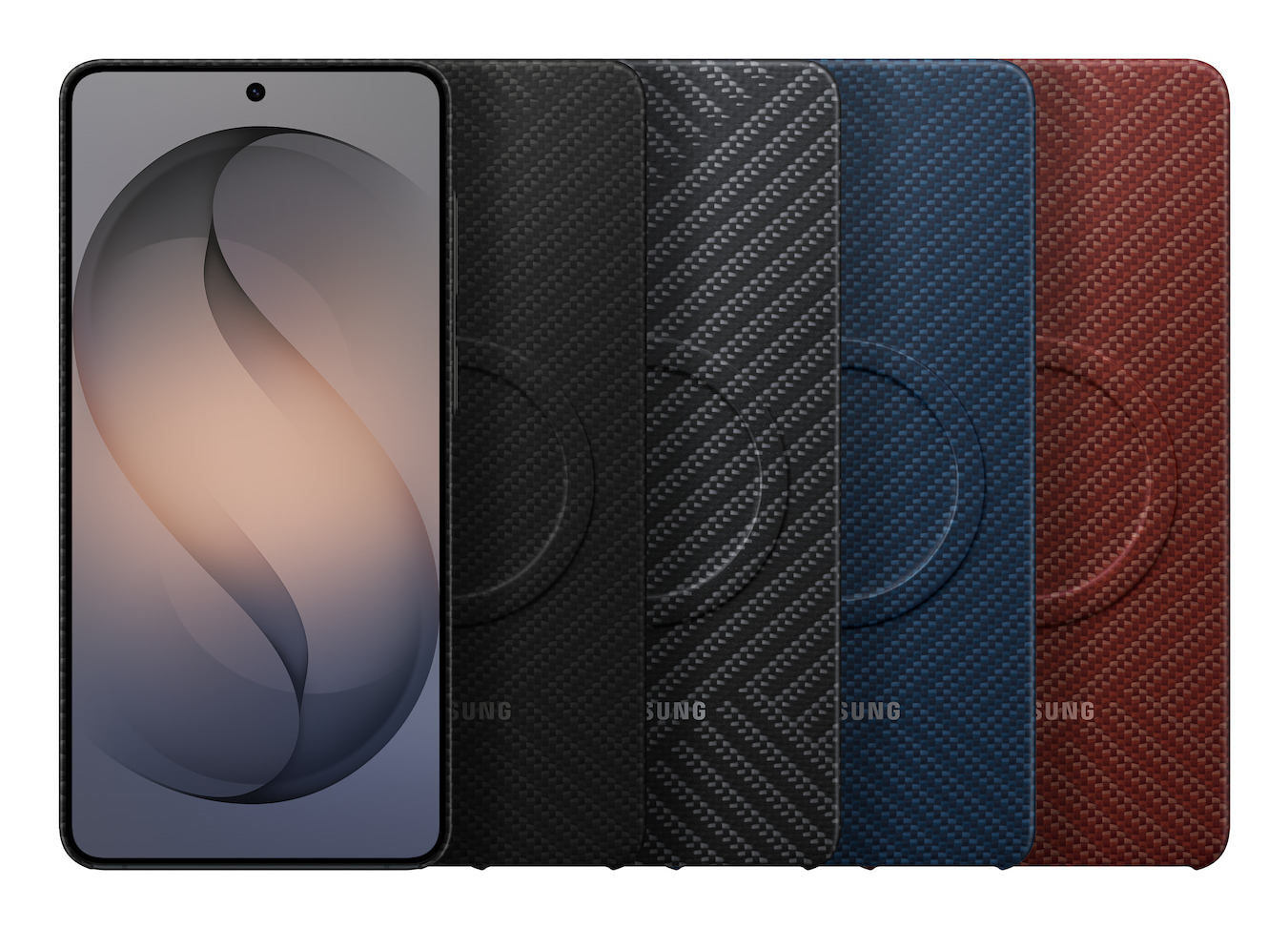 Samsung Carbon Magnet Case Galaxy S26+ 6,7" Rot
