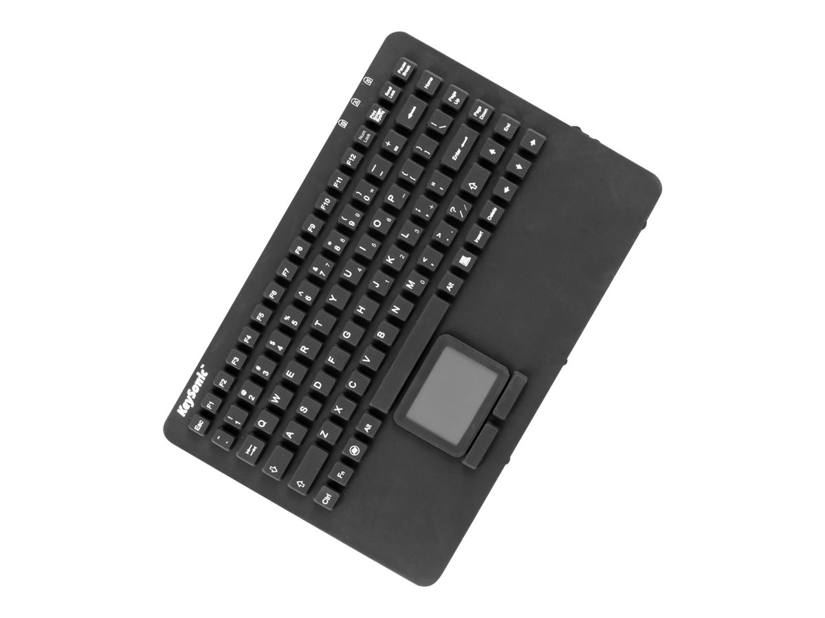 KeySonic KSK-5230IN Tastatur Touchpad IP68 Schweizer Layout Schwarz