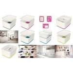 Esselte 5216-10-23 Aufbewahrungsbox Rechteckig Acrylnitril-Butadien-Styrol (ABS) Pink - Weiß (52161023)