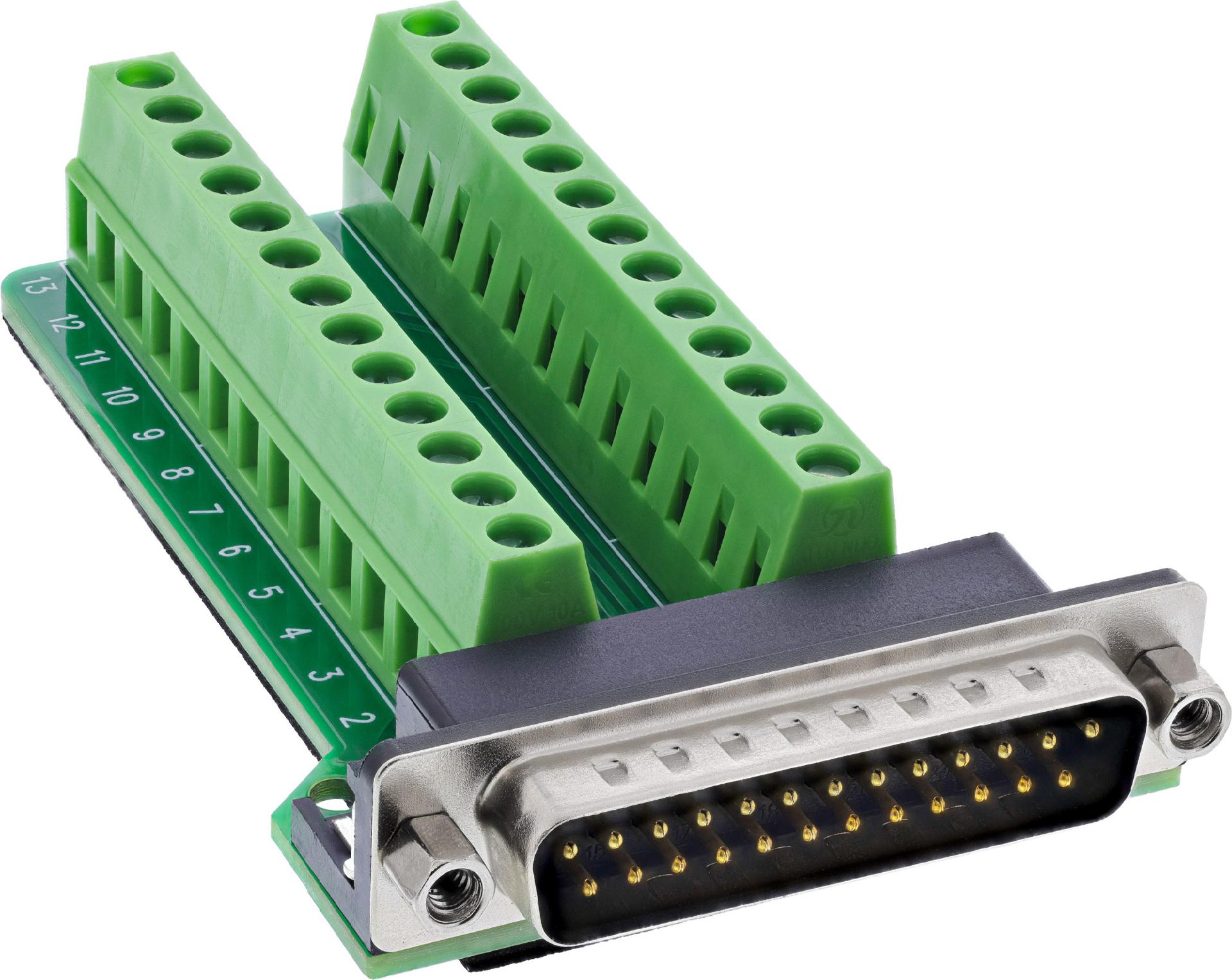 InLine D-Sub 25 Terminalblock (92502F)
