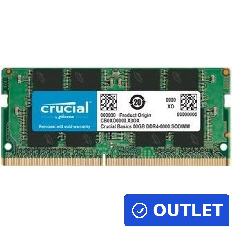 16 GB DDR4-RAM SO-DIMM PC3200 Crucial BASIC CB16GS3200 (CB16GS3200) (B-Ware)