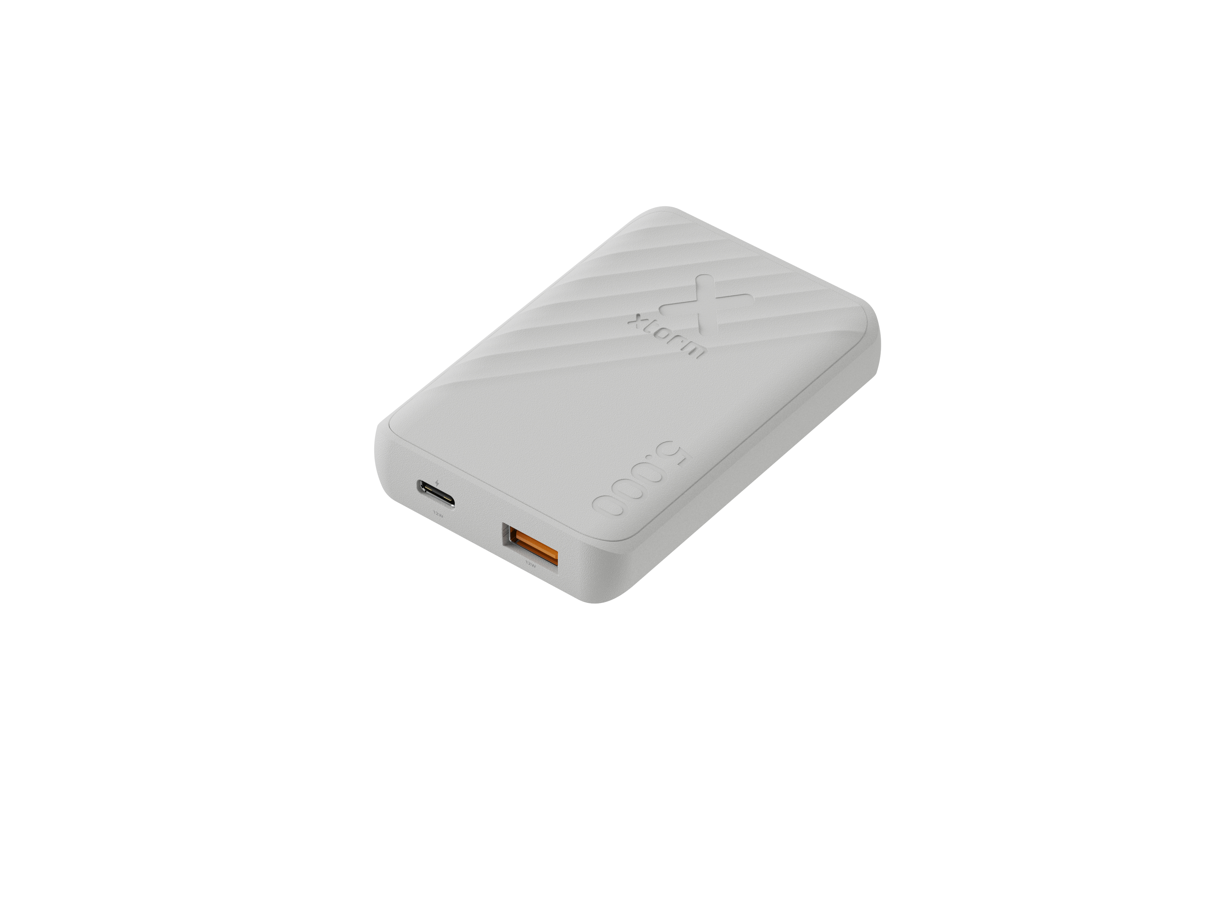 Xtorm Go2 Powerbank 5.000 mAh 12 W 1x USB-C 1x USB-A Aschweiß