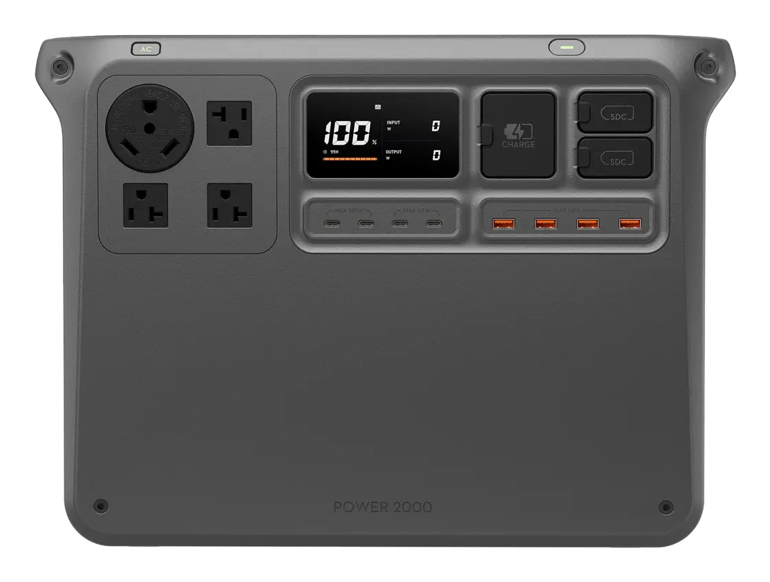 DJI Power 2000 Tragbare Powerstation 2048 Wh LMFP 4000 Ladezyklen