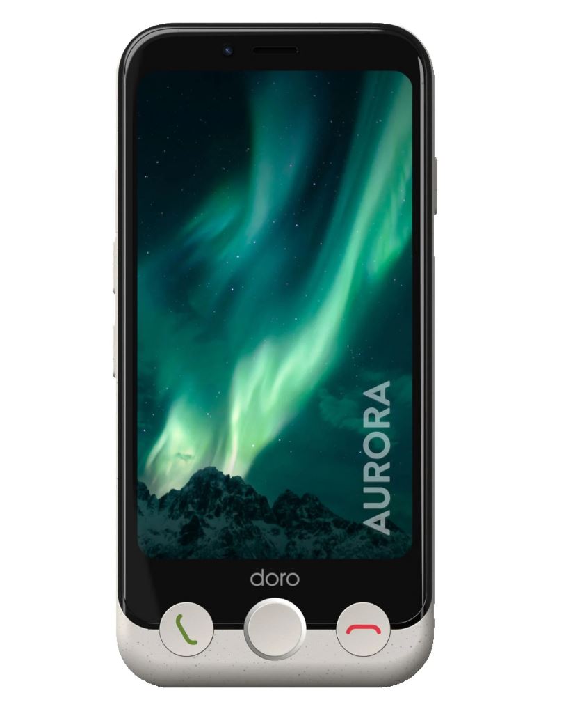 Doro Aurora A10 Plus bone 4,5" Senioren-Smartphone 64GB Dual-SIM Android 14 (8960)