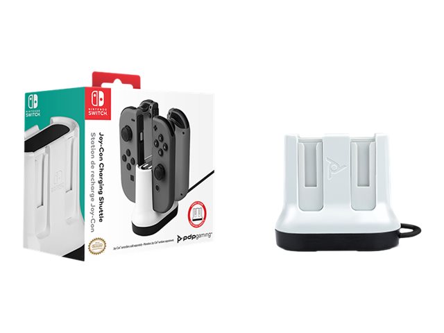 PDP Gaming Joy-Con Charging Shuttle Ladestation Schwarz, Weiß