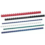 GBC Plastikbinderücken CombBind, DIN A4, 16 mm, rot rund, 21 Ringe, US-Teilung, mit UV-Schutz, glänzend (4028660)