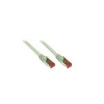 RNS® Patchkabel mit Rastnasenschutz, Cat. 6A, S/FTP, PiMF, halogenfrei, 500MHz, grau, 1m, Good Connections (8060-H010)