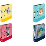herlitz Motivordner maX.file "Cute Animals Zebra", DIN A4 Rückenbreite: 80 mm, Schlitzordner, Einband cellophaniert, - 1 Stück (50040193)