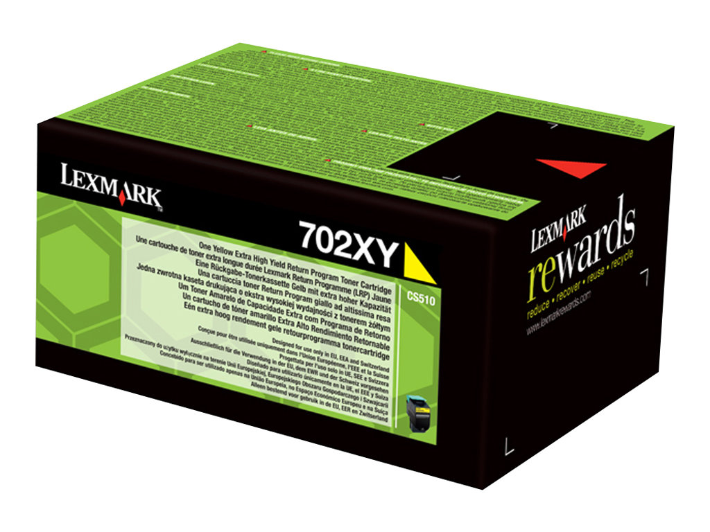 Lexmark 702XY Gelb Original Tonerkartusche 4000 Seiten