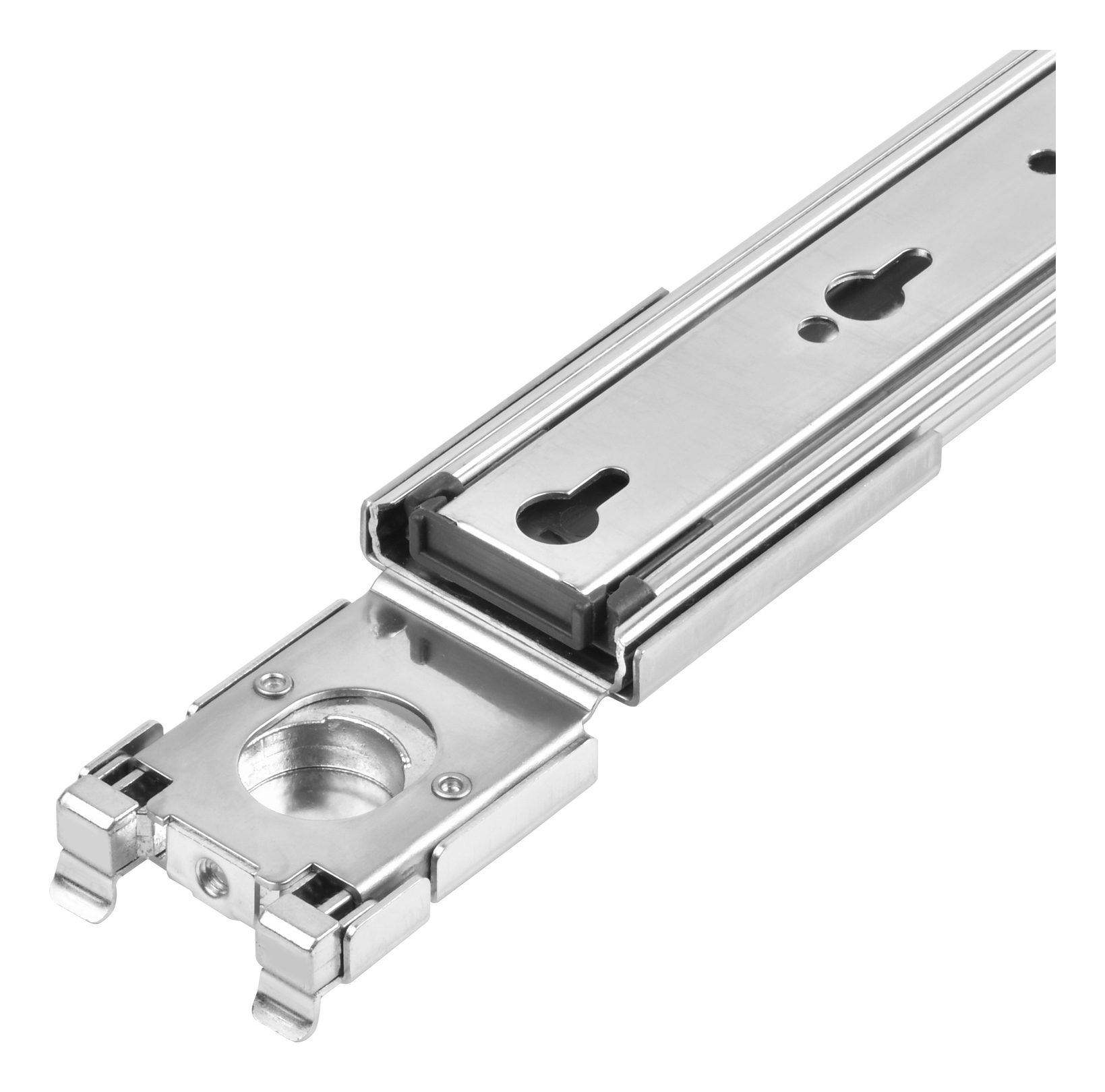 SilverStone RMS08-20 Gleitschienenset Silber