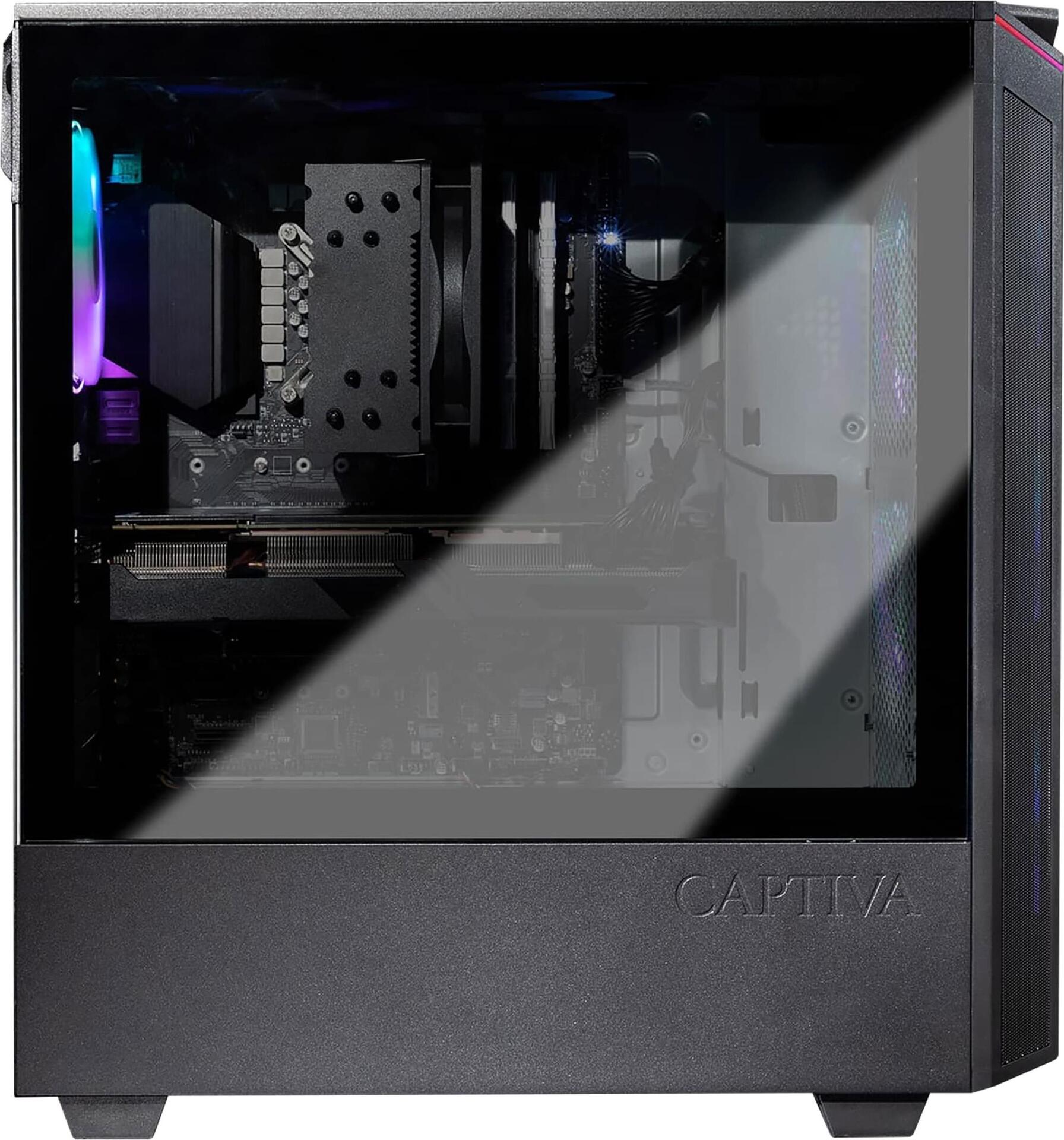 Captiva 70494 Desktop AMD Ryzen™ 7 7700X 16 GB DDR5-SDRAM 1 TB SSD NVIDIA GeForce RTX 3060 PC Schwarz (70494)