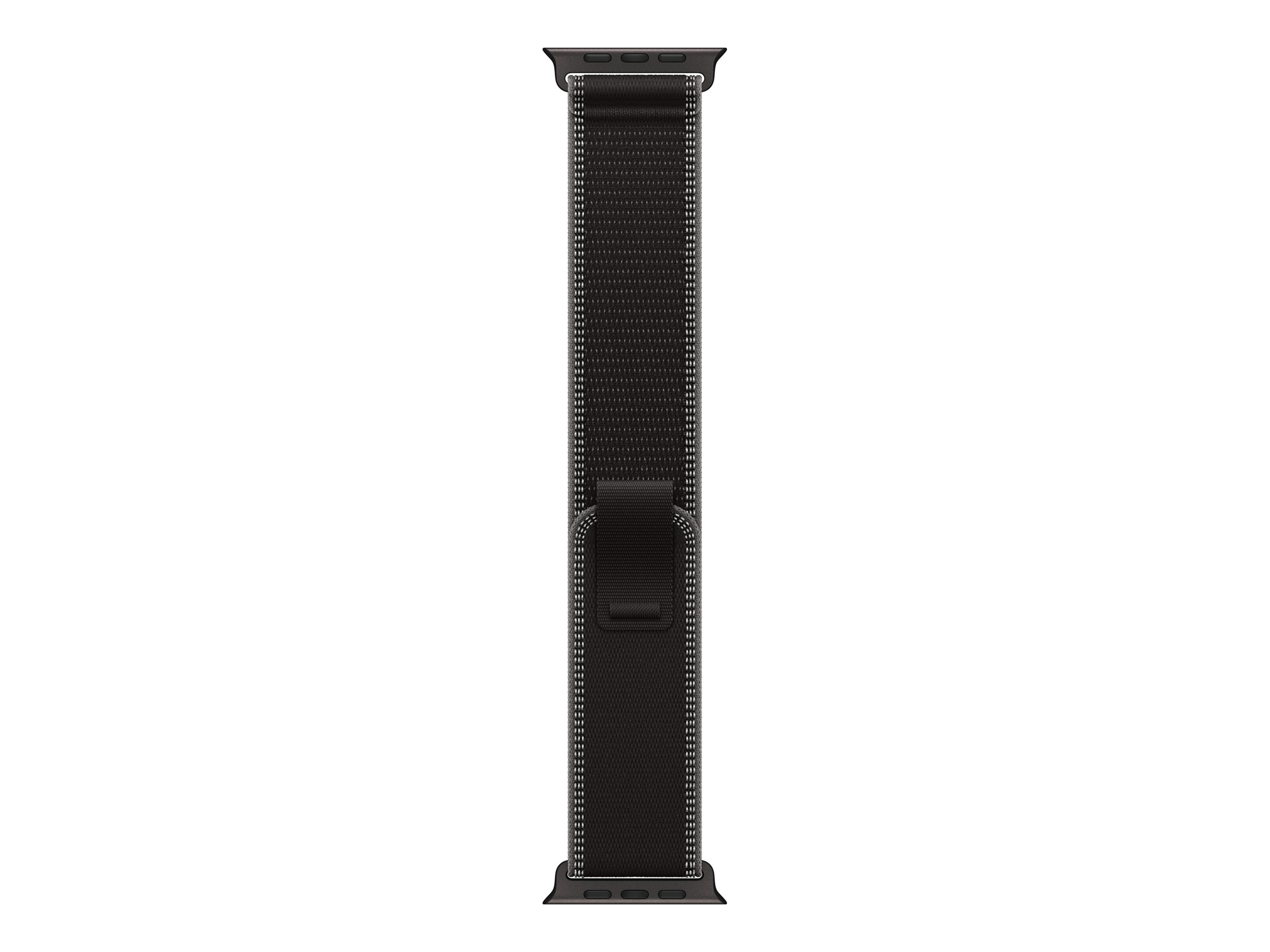 Apple Trail Loop Armband 49 mm M/L Schwarz, Holzkohle