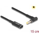 Delock Netzteil 24 pin USB-C (W) zu Gleichstromstecker 4,8 x 1,7 mm (M) gewinkelt (60033)