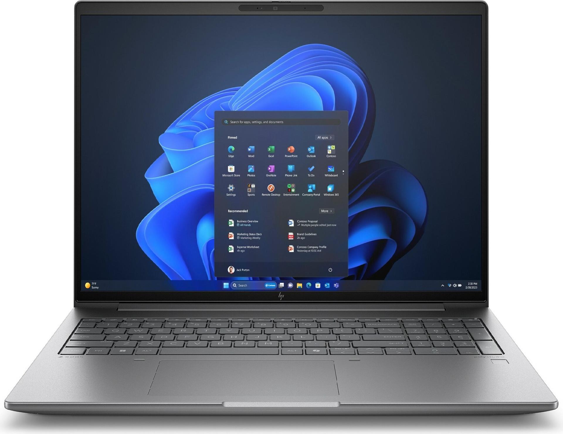 HP ZBook Power G11 A Mobile Workstation 16" AMD Ryzen 7 8845HS 32 GB RAM 1 TB SSD Grau