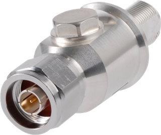 ANDREW Surge ARRESTOR BULKHEAD N-FEMALE/ N-MALE,350 VOLT,0-2500MHZ MAX AVE POWER 400W (APG-BNFNM-350)